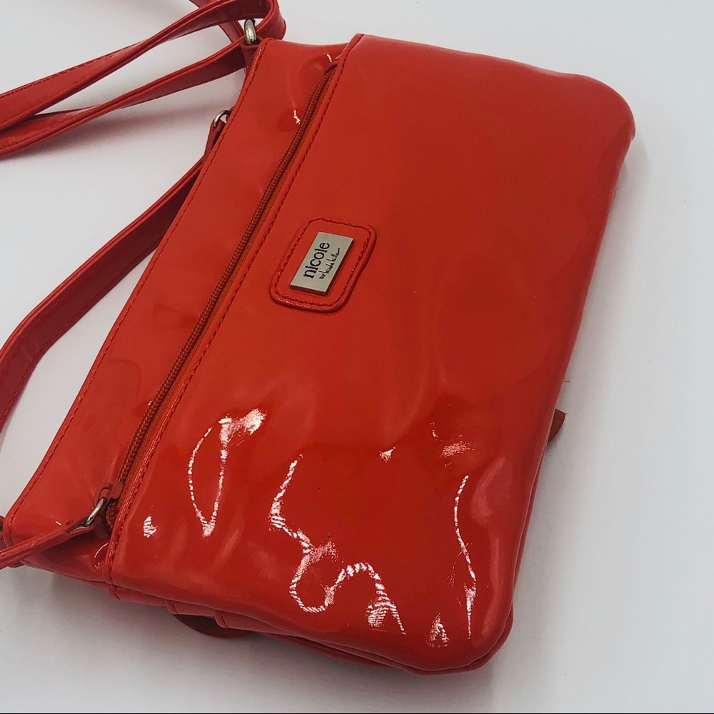 Nicole orange zippered crossbody - Picture 5 of 6